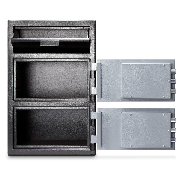 Front-Loading Deposit/Double Door Stacked B-Rated Safe- MESA MFL-3020